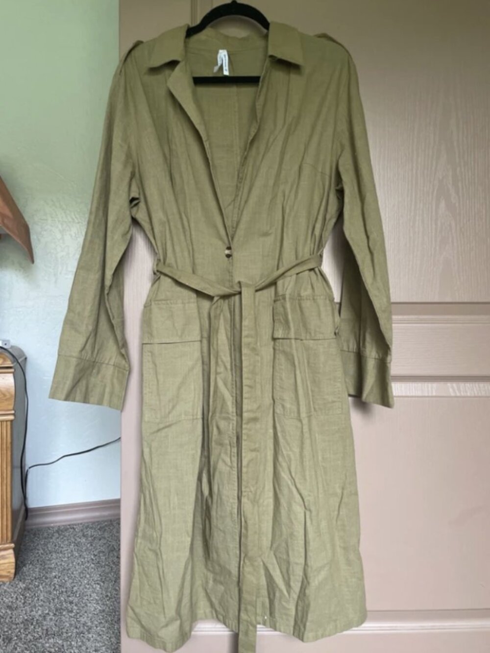 Dress long sleeves cardigan size XL Cotton NWOT